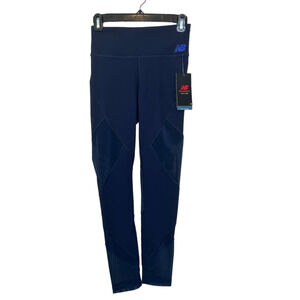 New Balance Feel The Cool blue cool crop fitted leggings size small
